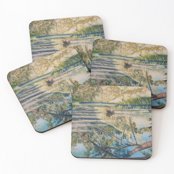 Item preview, Reflections on a stream designed and sold by Justin Turney Art.