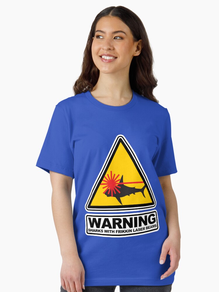 Thumbnail 2 of 7, Essential T-Shirt, Sharks with Frikkin Laser Beams designed and sold by McPod.