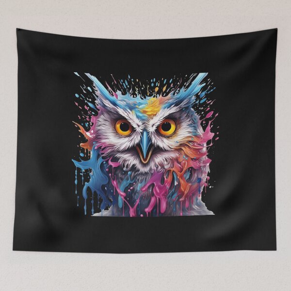 Item preview, Face Owl splash designed and sold by Buyfastcart.