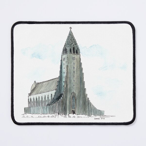 Item preview, Hallgrimskirkja Watercolour designed and sold by Tom Napper Design.