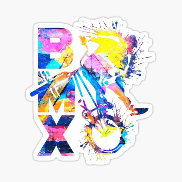 Item preview, Colorful Bmx Apparel | Bmx Bike designed and sold by BabyYodaSticker.