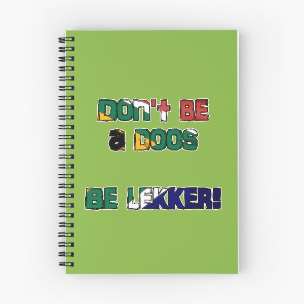 Item preview, Don't be a doos. Be lekker! designed and sold by SolidEarthArt.