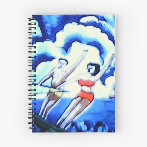 Item preview, reto water skiing couple designed and sold by thats2gay.