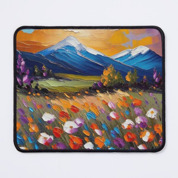 Item preview, Flowers and Mountains designed and sold by kultomatic.