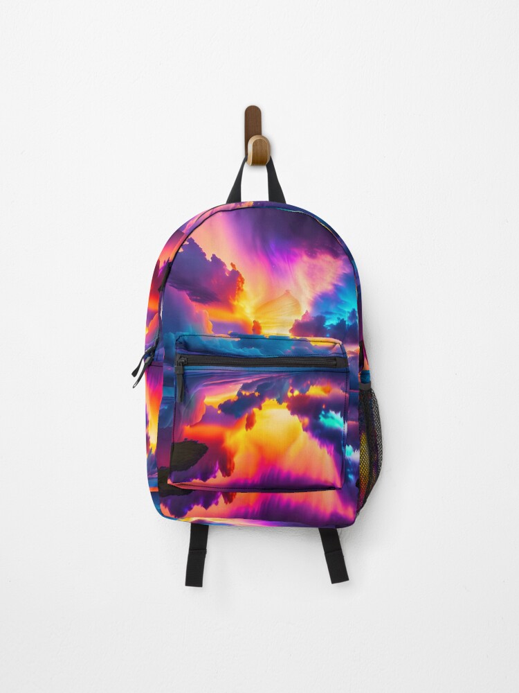 Thumbnail 1 of 3, Backpack, Colorful sky designed and sold by M-Y-A-R-T-.