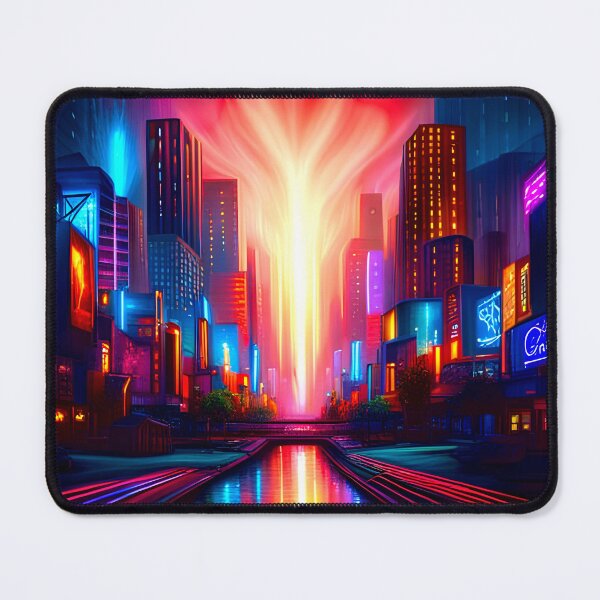 Item preview, Cyber City Canal designed and sold by Ink Art Design.