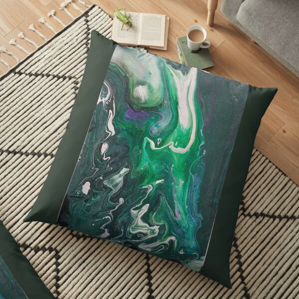 Spaces Undefined and Intertwined Floor Pillow