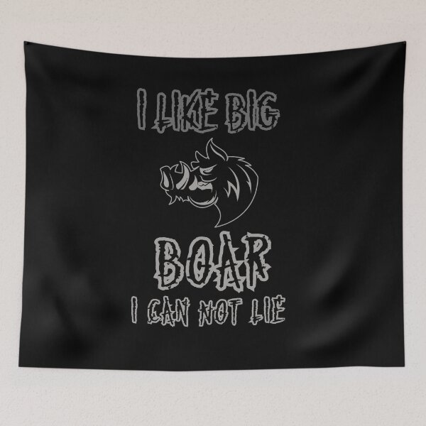 Item preview, I Like Big Boar  - Funny Hunting Season designed and sold by AnimalLover4eva.