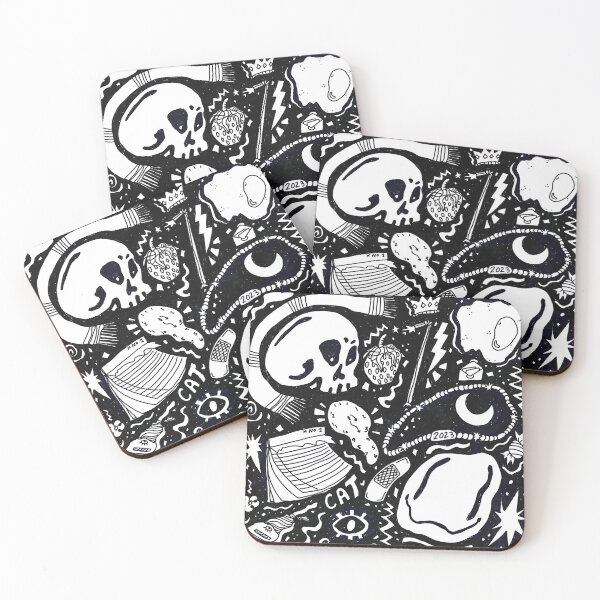 Item preview, Scratch doodles designed and sold by Cat Byrd.