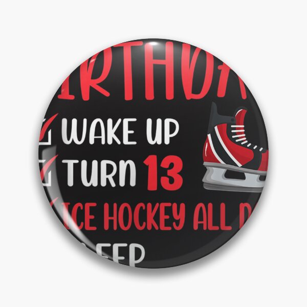 Item preview, 13 Year Old Ice Hockey Birthday Party 13Th Boy Bday Thirteen  designed and sold by RandolphRVogel.