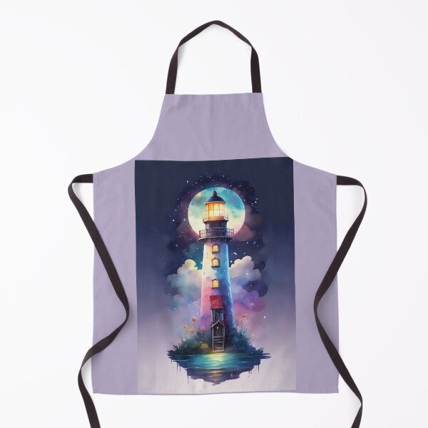 Item preview, Lighthouse at night designed and sold by Ghazal-art.