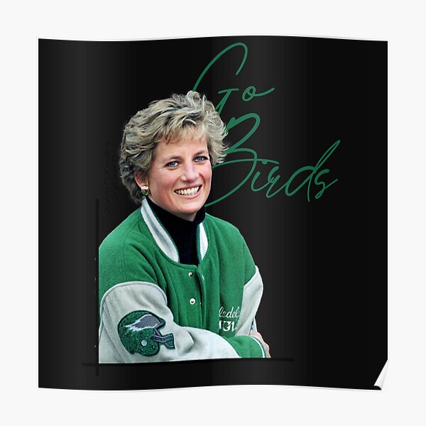 Princess Diana Go Birds Philadelphia Eagles Design T-shirt - Trends Bedding