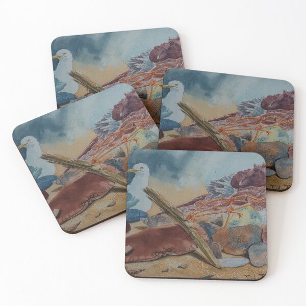 Item preview, Rummaging on the beach designed and sold by Justin Turney Art.