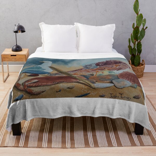Item preview, Rummaging on the beach designed and sold by Justin Turney Art.