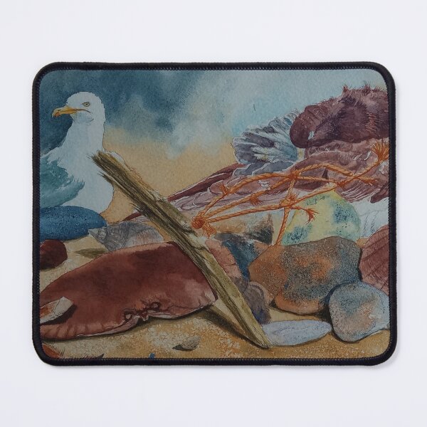 Item preview, Rummaging on the beach designed and sold by Justin Turney Art.