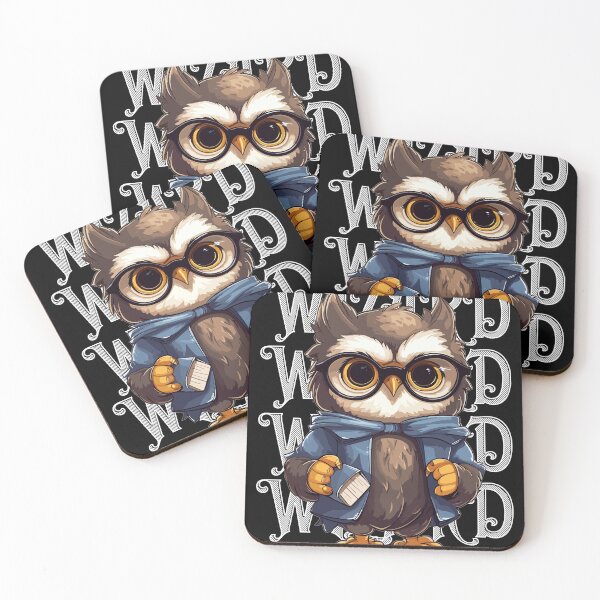 Aperçu de l'œuvre Magicien Mignon Kawaii Night Owl Potterhead créée et vendue par LOT7Clothing.