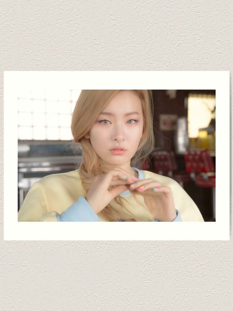 Red Velvet Ice Cream Cake Seulgi Art Print