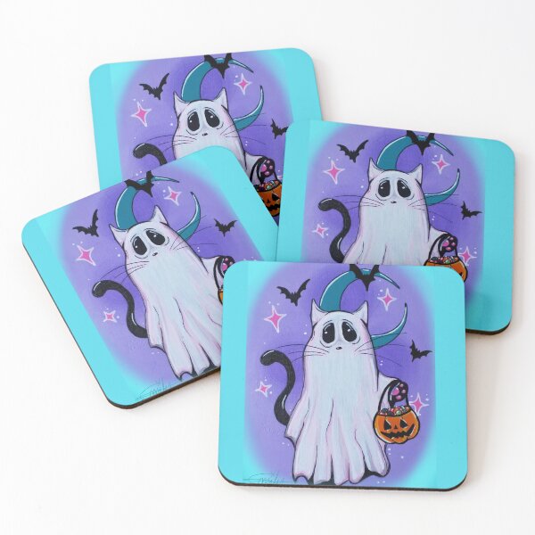 Item preview, Ghost kitty designed and sold by CraftKrazie.