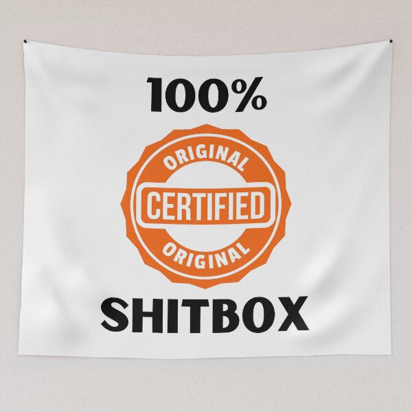 Item preview, Certified Shitbox, Shitbox, Slow Car Club designed and sold by Jason-Wells.