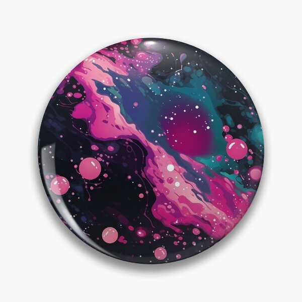 Item preview, Space to Breathe Pattern 3, pink streaks of the universe peeling back, black hole emerging like a soda float spilling out across the universe, feels big. Astronomy and possibly science. designed and sold by FoxRobinRabbit.