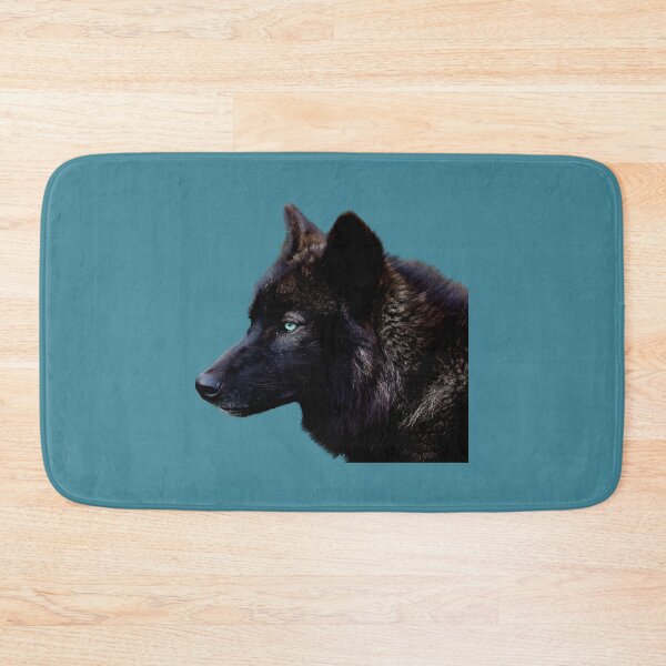 Item preview, Black wolf with blue eyes   designed and sold by TarynThai.