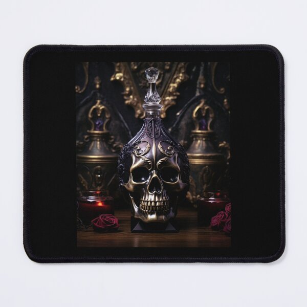 Item preview, Alchemy gothic skeleton skull perfume rose designed and sold by Mateusz Majcherek.