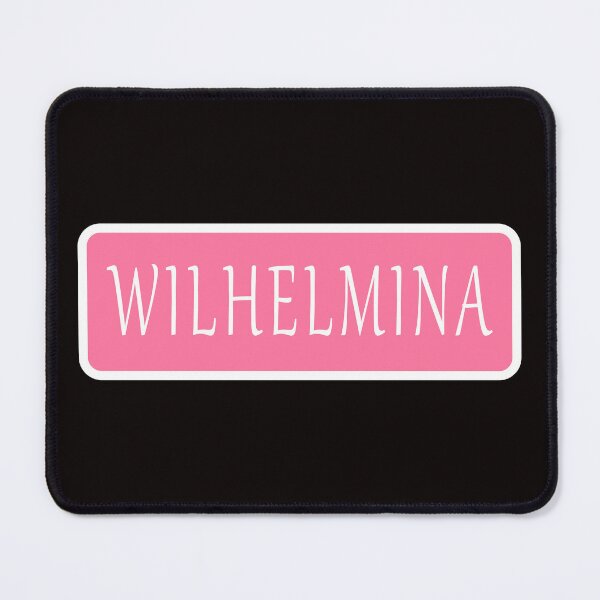 Item preview, Wilhelmina Girls Name designed and sold by Jeallan Designs.