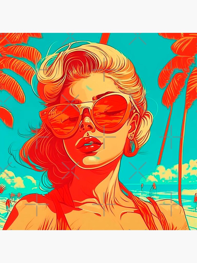 Summer sunglasses with reflection vector illustration. - Stock Image -  Everypixel