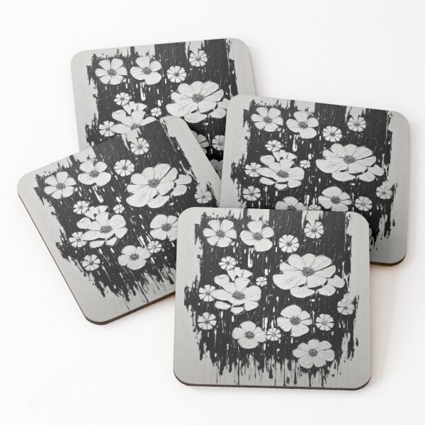 Item preview, Abstract Pasty Flowers designed and sold by kultomatic.