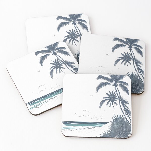Item preview, Beach birds and tress designed and sold by TrendyHubb.