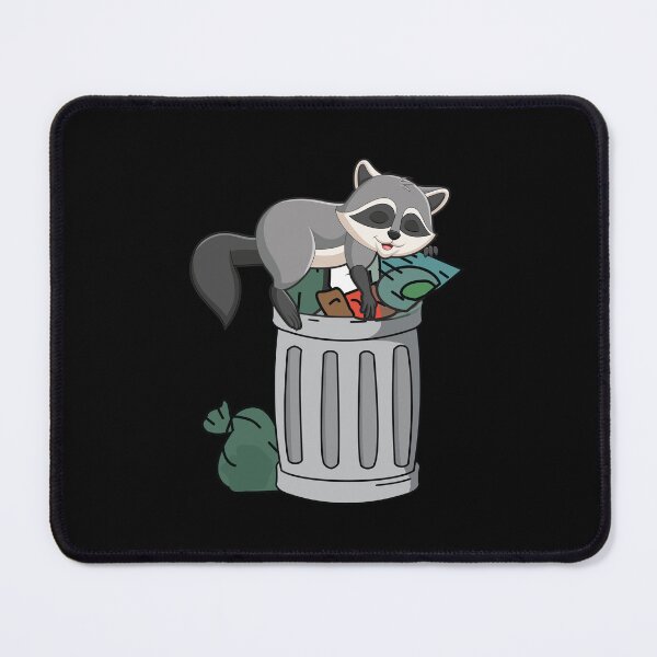 Item preview, Raccoon sleeping on trash bin designed and sold by Donutlovers.