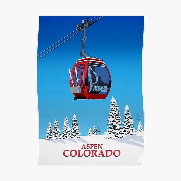 Aspen Ski Resort Poster
