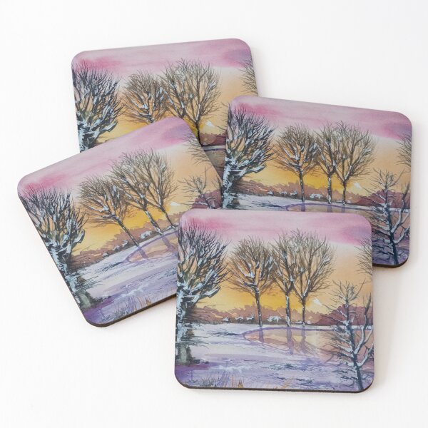 Item preview, Sunset in the snow designed and sold by Justin Turney Art.