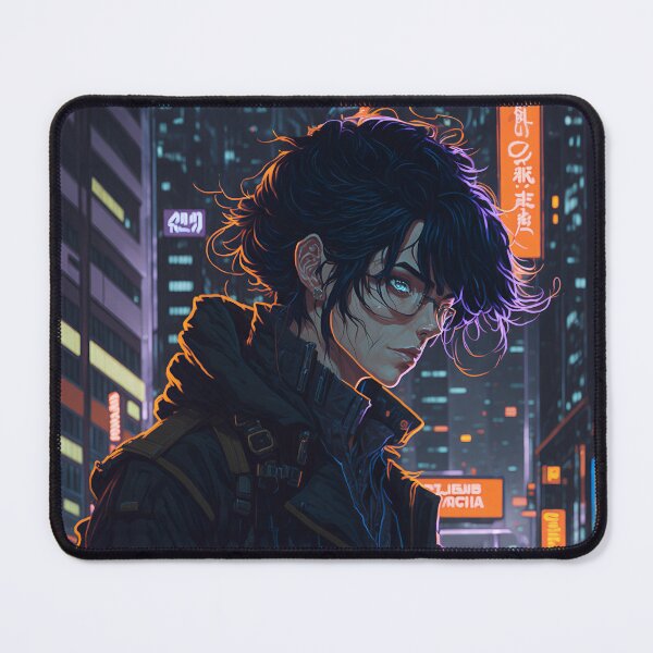 Item preview, Science Fiction girl in the neo noir city designed and sold by Matthew Nikolaj.