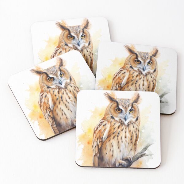 Item preview, eagle owl designed and sold by Tee Studio.