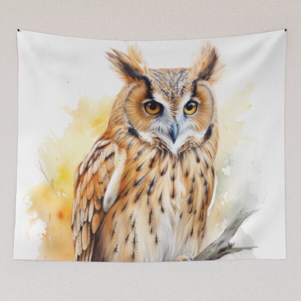 Item preview, eagle owl designed and sold by Tee Studio.