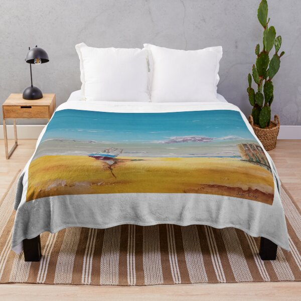 Item preview, Boat on the sand waiting for the tide designed and sold by Justin Turney Art.