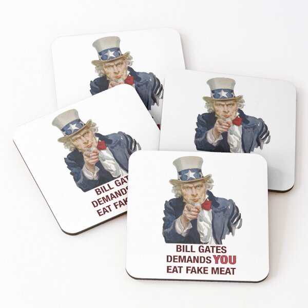 Item preview, Uncle Sam: Bill Gates - Fake Meat for You designed and sold by redbruhl.