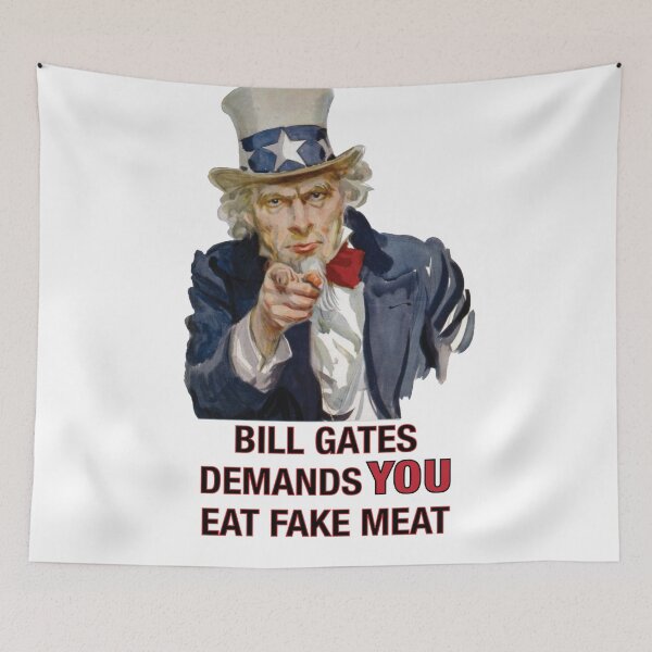 Item preview, Uncle Sam: Bill Gates - Fake Meat for You designed and sold by redbruhl.