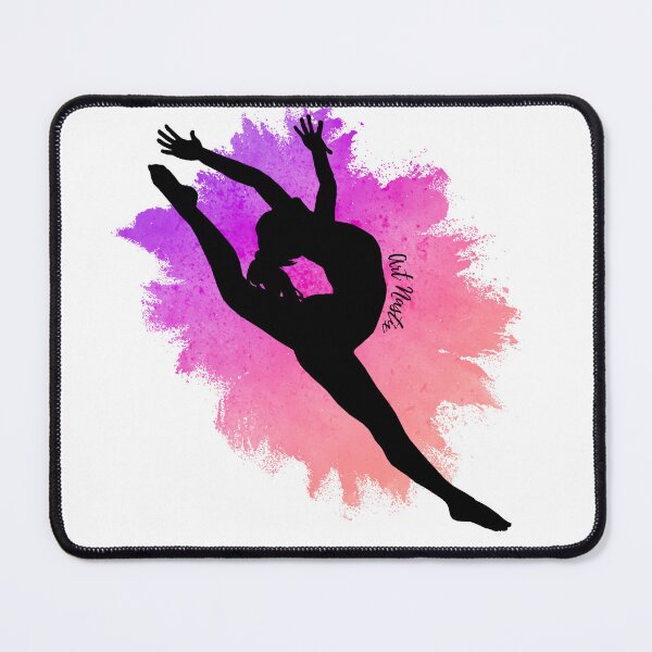 Item preview, Female Gymnast/Dancer Silhouette Art  - Leap designed and sold by ArtNastix.
