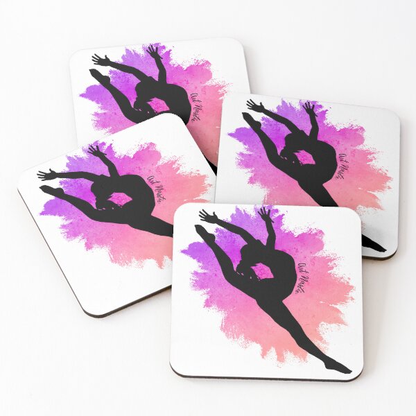 Item preview, Female Gymnast/Dancer Silhouette Art  - Leap designed and sold by ArtNastix.