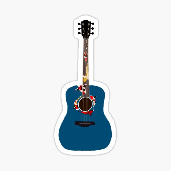 Taylor Swift Lover Guitar Sticker by LaCaracolaMagic