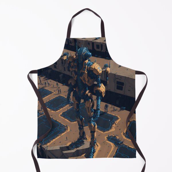 Item preview, Monumental Robot in the Cyberpunk city designed and sold by Matthew Nikolaj.