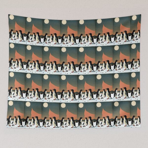 Item preview, Nighttime in Penguin Land designed and sold by CharlotteMorse.