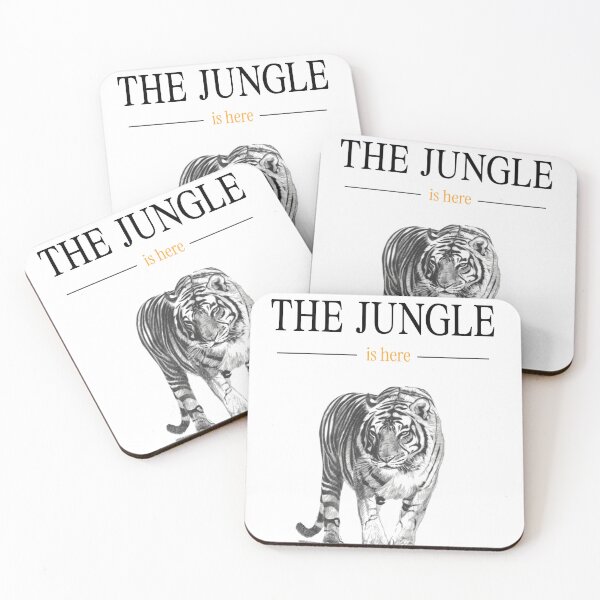 Item preview, Jungle tiger illustration  designed and sold by SchoolOfSeeds.