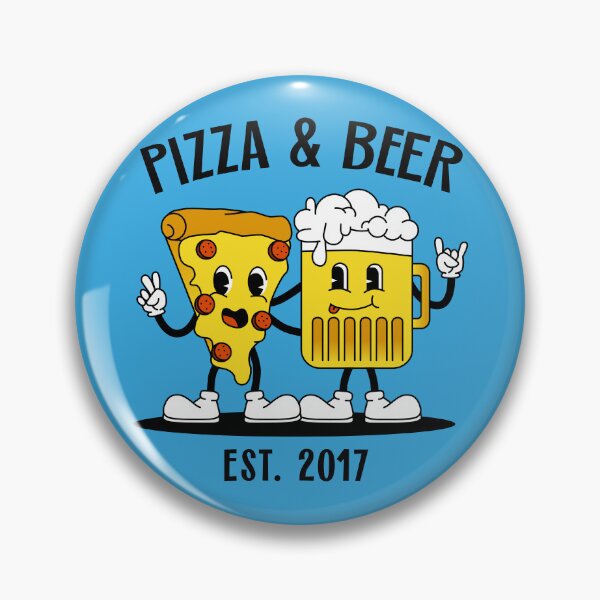 Artikelvorschau, Pizza und Bier EST 2017 entworfen und verkauft von Akaiii.