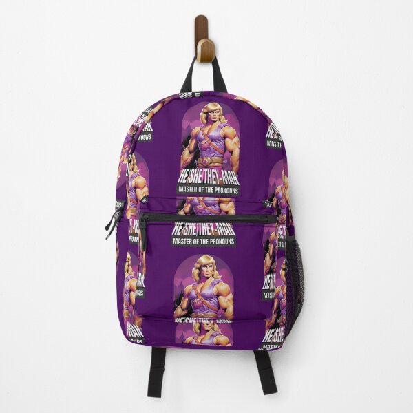 Item preview, He/She/They-Man - Master of the Pronouns designed and sold by Sir Meow Meow.