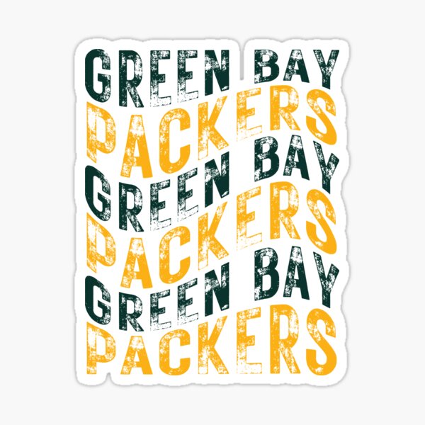 GREEN BAY PACKERS LOGO CAR DECAL VINYL STICKER WHITE 3 SIZES