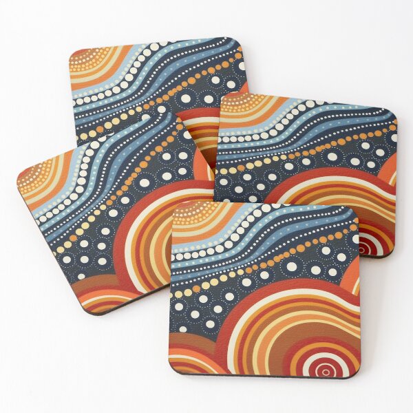 Item preview, Aboriginal Artwork Modern Design designed and sold by BeardPineapple.