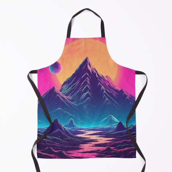 Item preview, Retro Refuge: Synthwave Sanctuary in the Majestic Mountains designed and sold by Mullet Monkey.